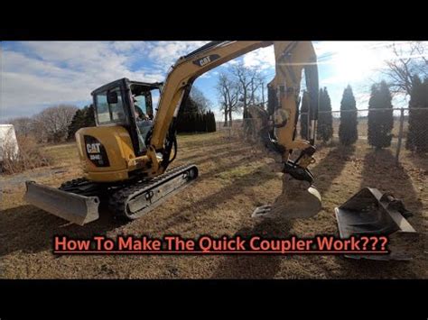 cat mini excavator quick coupler|cat 305.5 quick coupler.